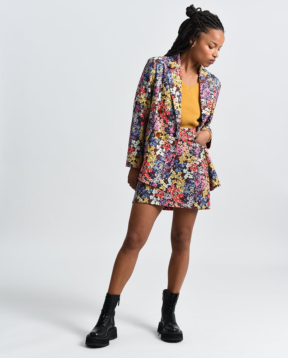 Mini Floral Skirt by Molly Bracken Koket Boutique